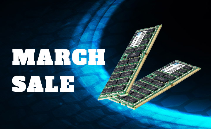 March EXPO: 64GB Server RAM, Up to 20% off!